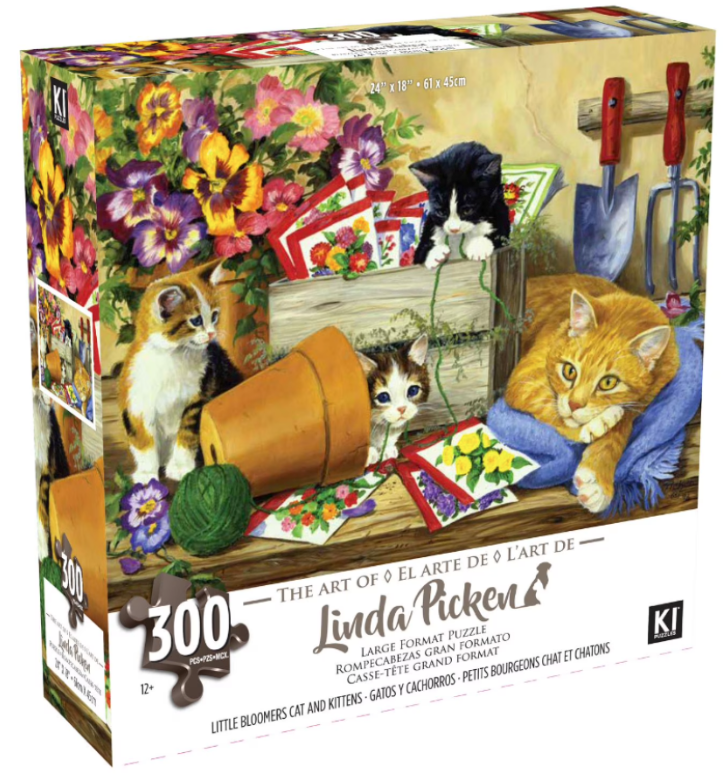 Puzzle 300 Pièces — Chats, illustration de Linda Picken