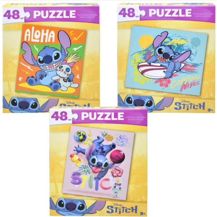 Stitch Premier — Pack 3 Puzzles de 48 Pièces | Disney