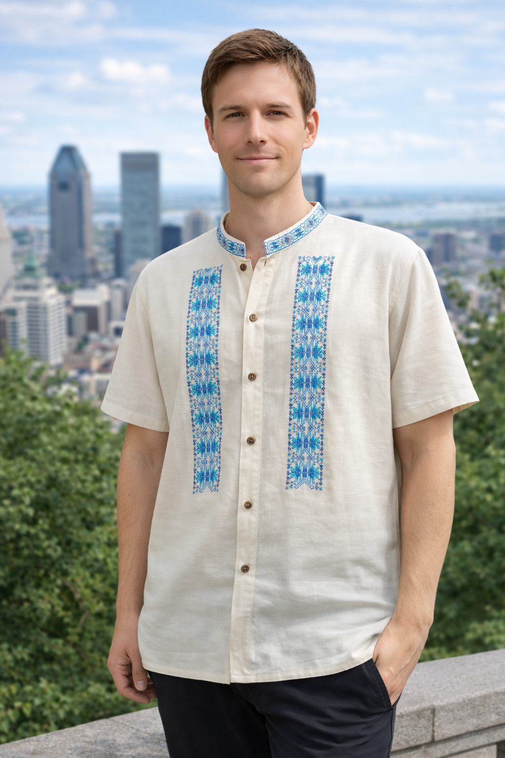 Guayabera Classique — Chemise Traditionnelle | 4 Couleurs