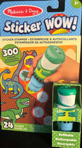 Melissa & Doug Sticker WOW! — Bloc d'Activités 24 Pages avec Tampon Stickers — Dinosaure