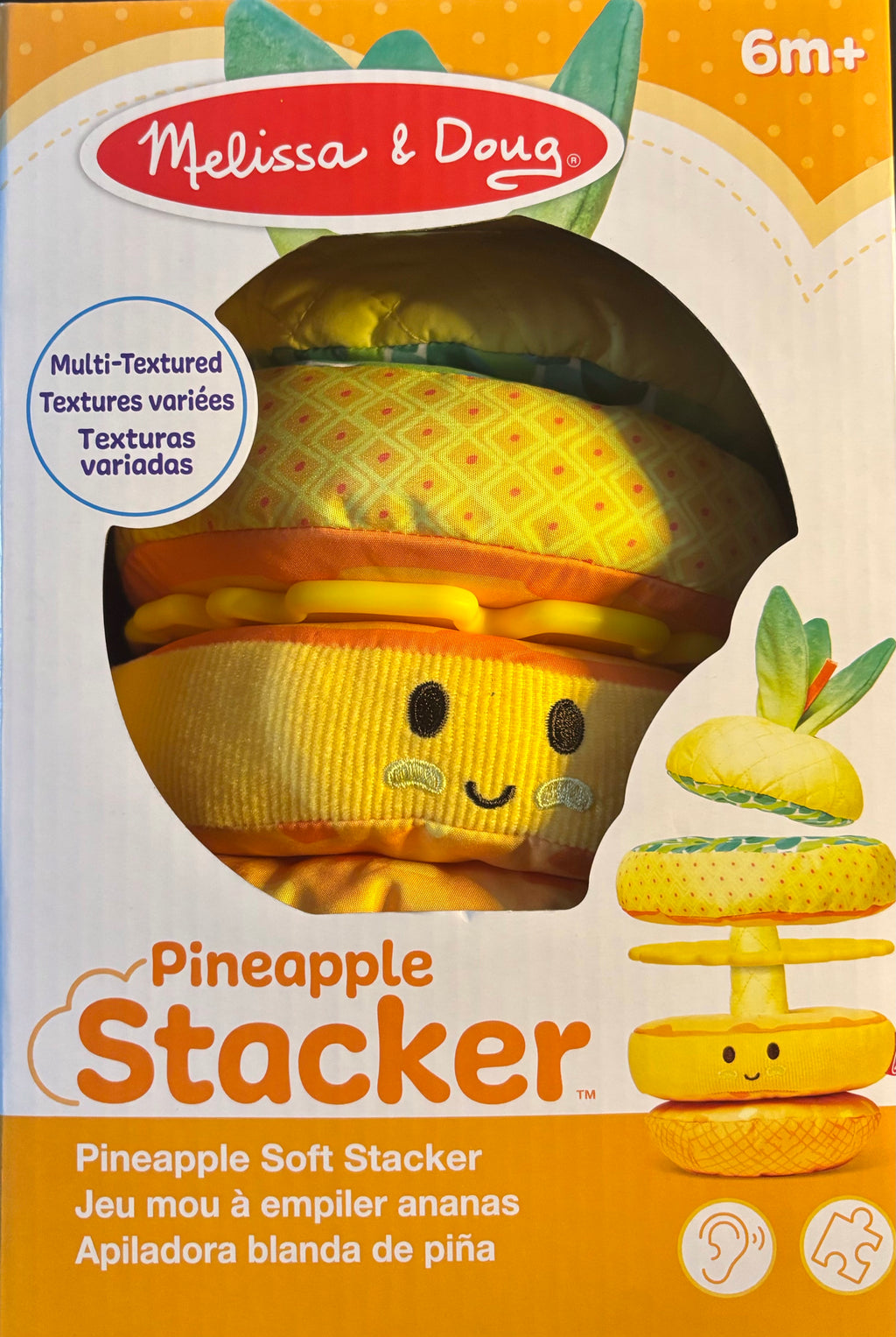 Melissa & Doug Multi-Sensory — Empileur Souple Ananas
