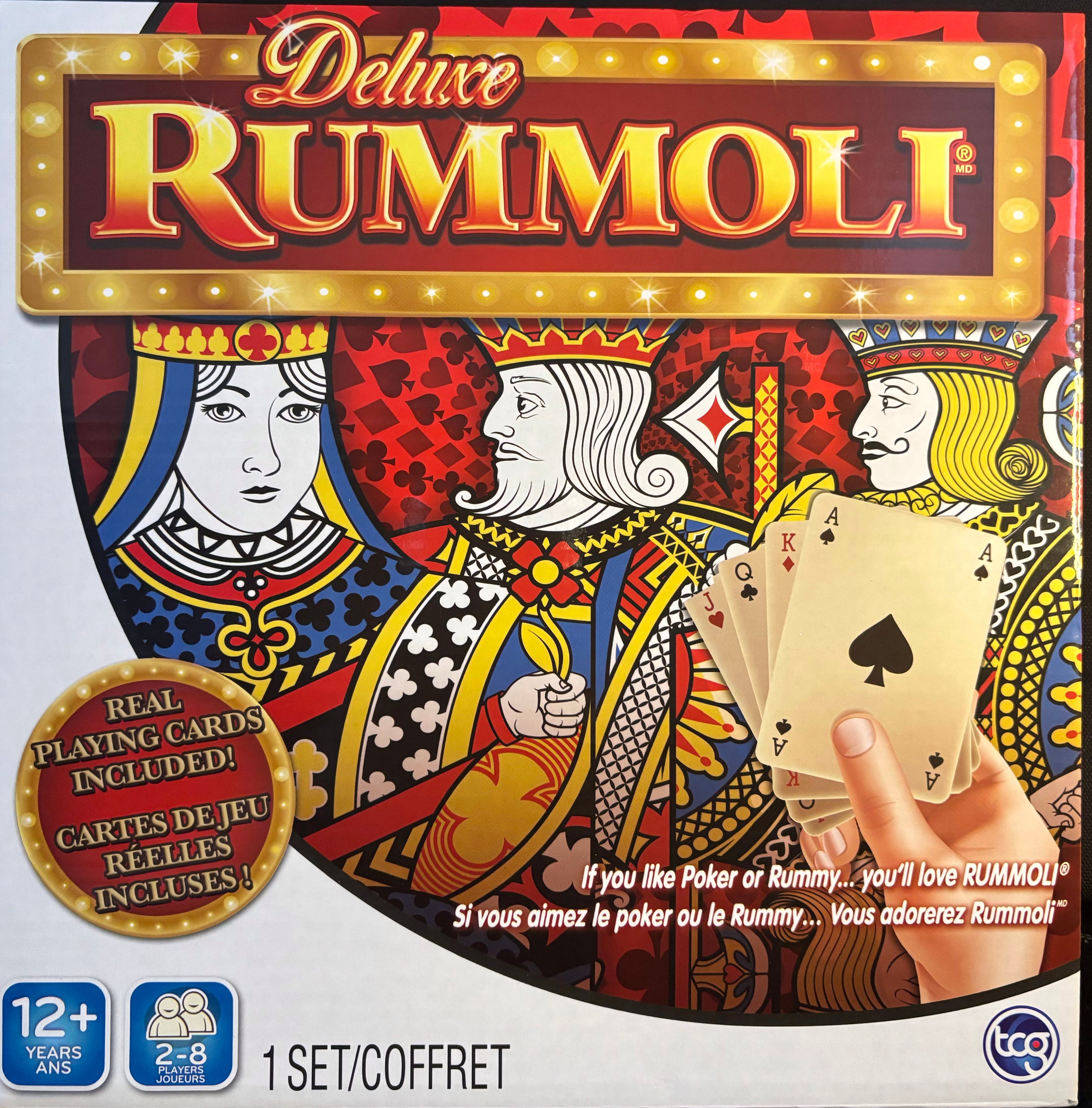 Rummoli Deluxe — Jeu de Société avec Cartes Incluses