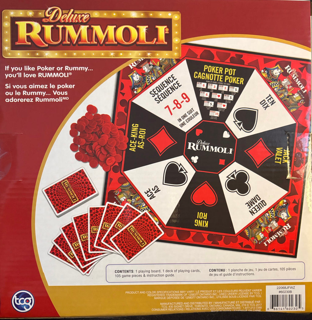 Rummoli Deluxe — Jeu de Société avec Cartes Incluses