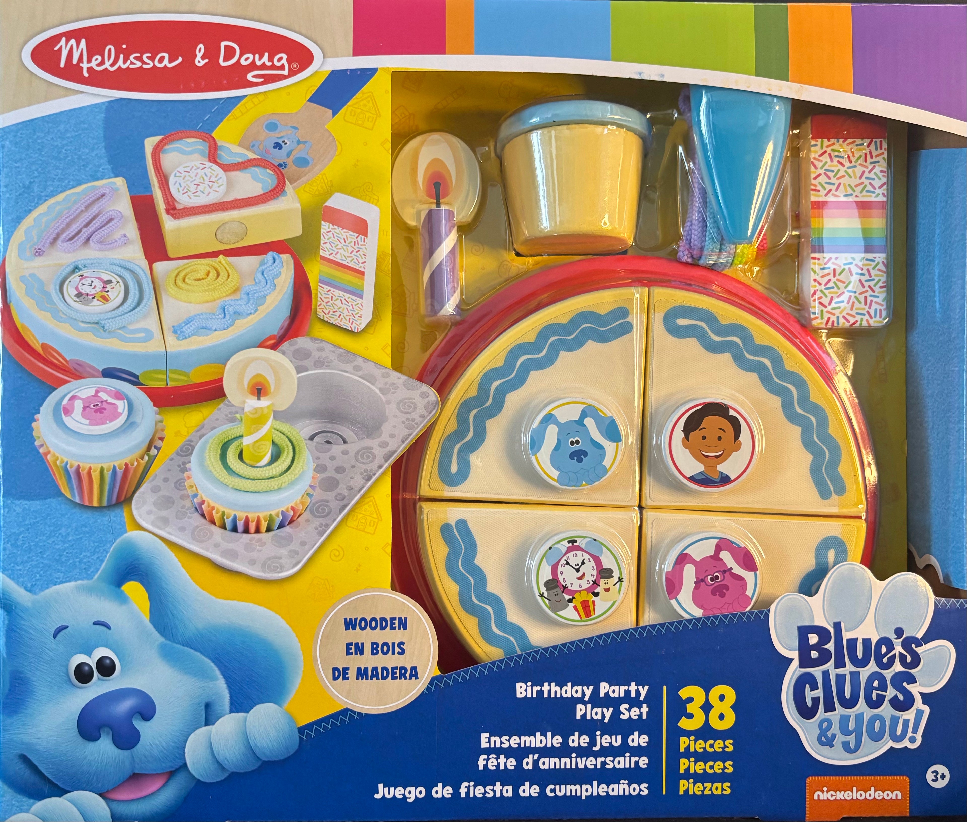 Melissa & Doug Blue's Clues & You — Playset en Bois Fête d'Anniversaire