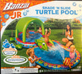 Shade N' Slide — Piscine Enfant Tortue avec Toboggan et Pare-Soleil
