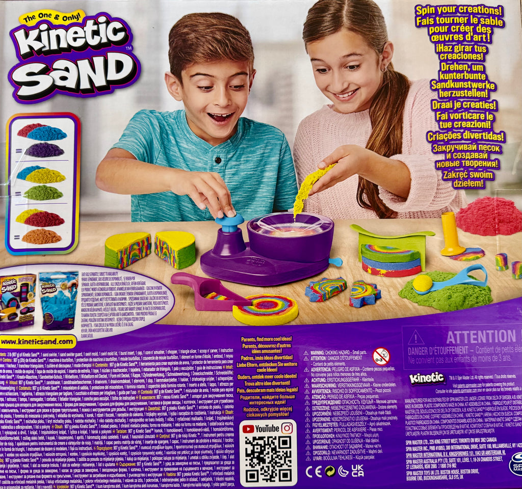 Kinetic Sand Swirl 'N Surprise Playset — Sable Cinétique 2 lbs