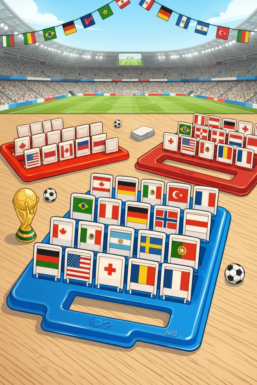 Guess Who? Copa del Mundo 2026 - Vista tablero