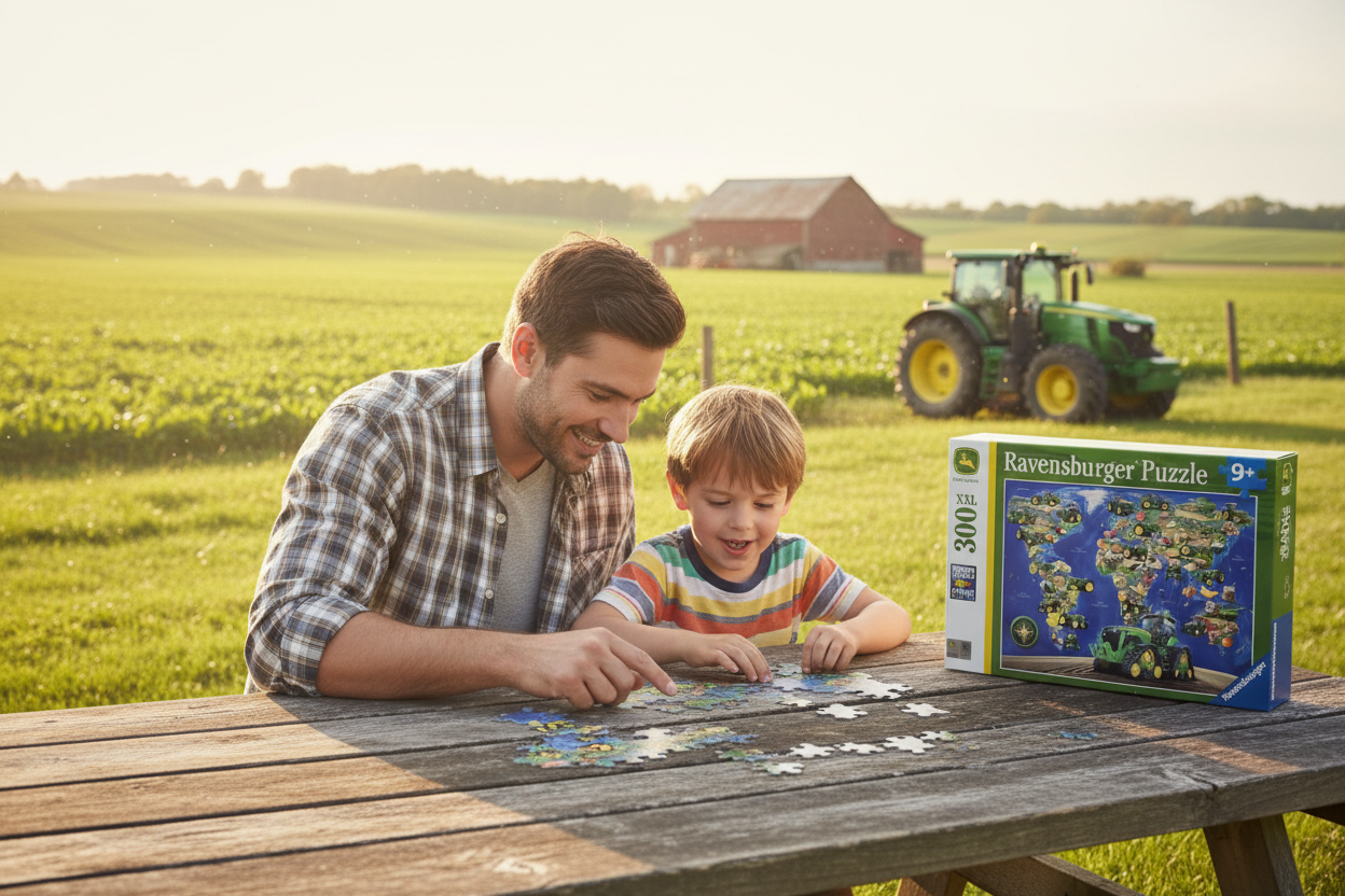 World of John Deere - Padre e hijo armando puzzle